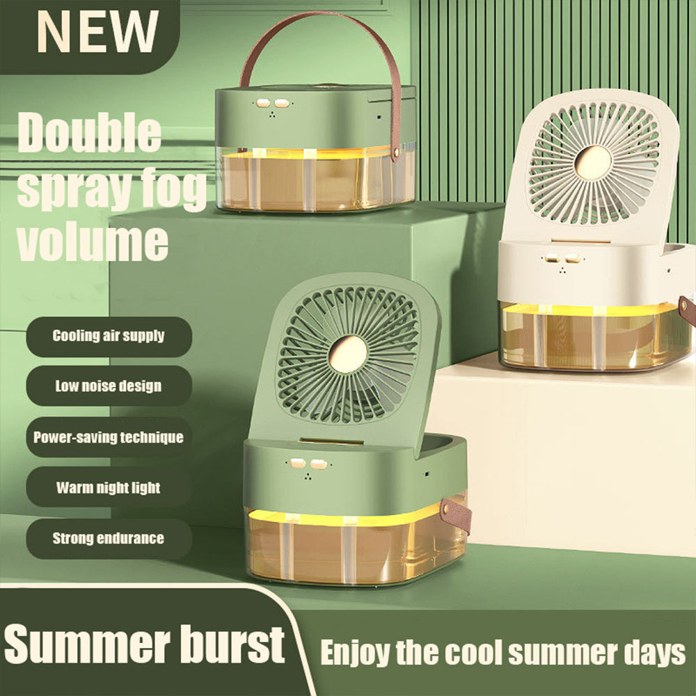 Humidifying Spray Fan Desktop Remote Control Timing