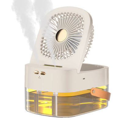 Humidifying Spray Fan Desktop Remote Control Timing