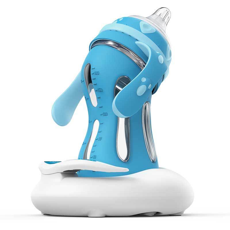 Glass Baby Bottle Straw Drop-resistant Water Drink