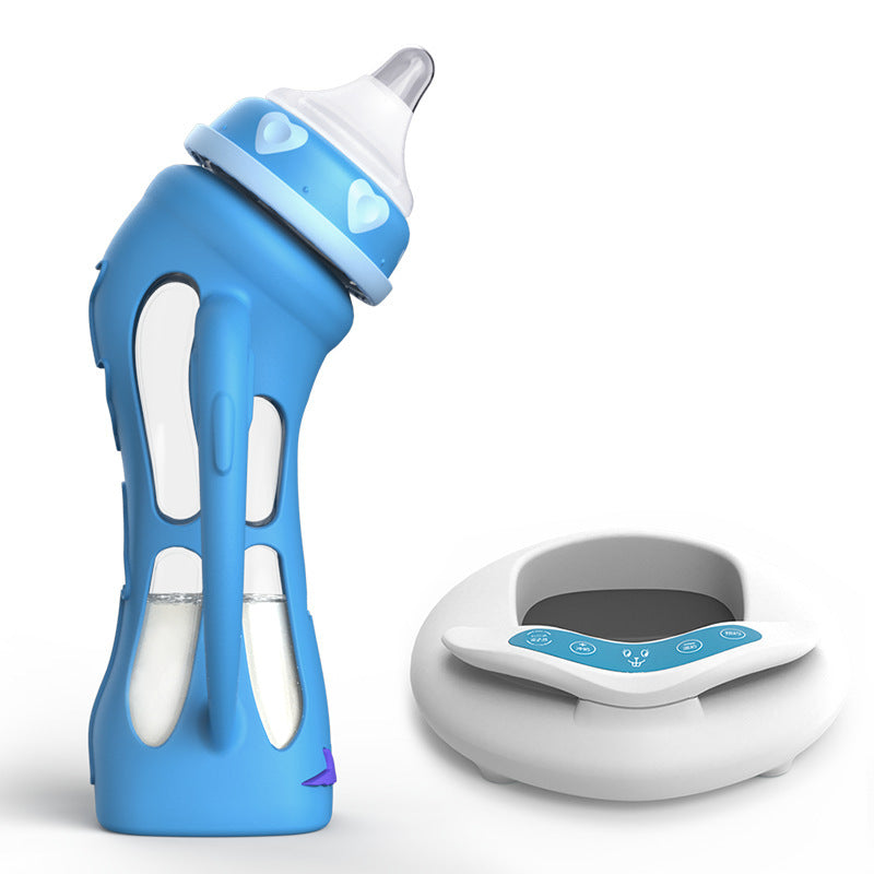 Glass Baby Bottle Straw Drop-resistant Water Drink